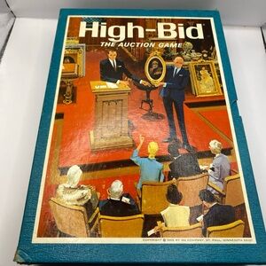 Vintage, rare 1965 3M Bookshelf High-Bid The Auction Game (Mint)